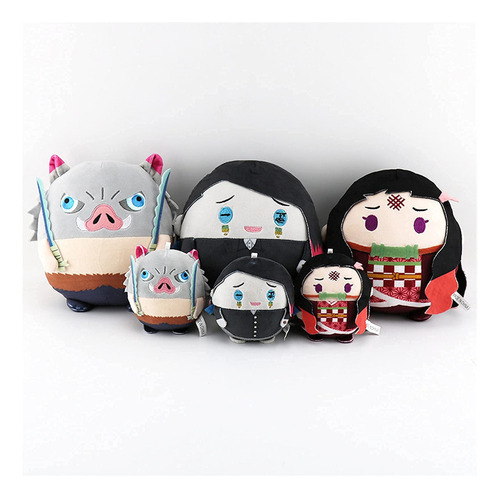 Juguete De Peluche De Anime Kamado Nezuko Tanjirou - Figura. Color Hashibira Inosuke