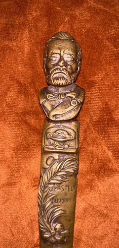 Antiguo Escritorio Marmol Y Bronce Pasteur (Usado)
