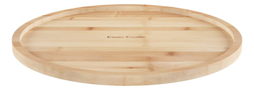 Classic Cuisine Lazy Susan  Mesa Giratoria Redonda Bambu Un