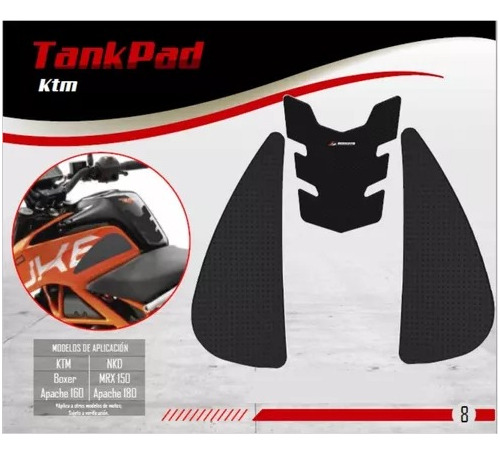 Protector De Tanque Ktm 200/390/ Adventure Rooster