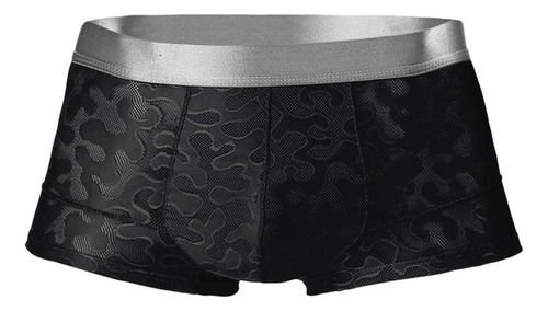 Boxer Sexy Para Hombre, Diseño De Seda, Ángulo Plano, Diseño