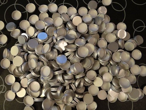 10 Tapas De Aluminio Para Growlers De 1,9 Litro Y 1 Litro