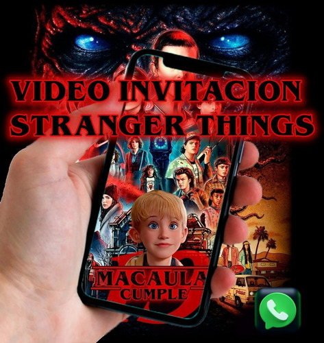 Video Invitacion Strangers Things