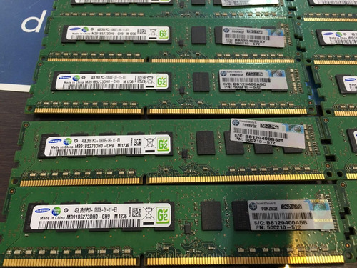 Memoria Ecc 4gb Pc3-10600e Udimm Hp 593923-b21 647657-071