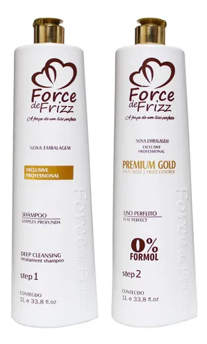 comprar Force De Frizz Kit Escova Progressiva Sem Formol 2x1000ml Qu