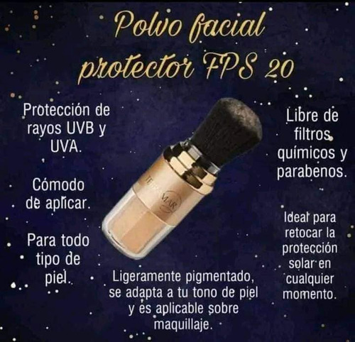 Polvo Mineral Brocha Protector Solar Facial Fps 20 Terramar