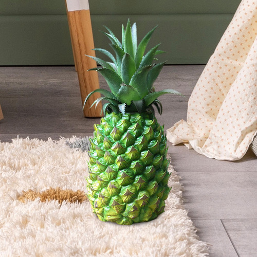 Figura De Piña Artificial, Centros De Mesa De La Mesa Verde