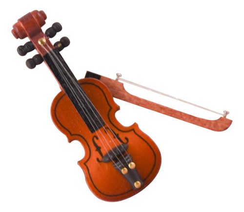 1:12 De Para Instrumentos Musicales De Violín De 6.5 Cm Con