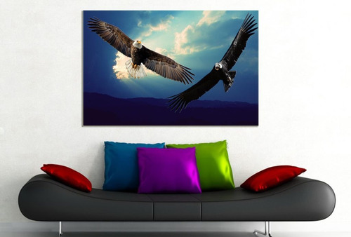 Vinilo Decorativo 30x45cm Pajaros Aves Aguilas Monte M5