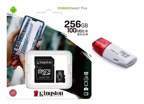 Tarjeta De Memoria Kingston Micro Sd 256gb Sdcs2/256gb  