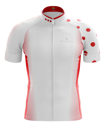 Jersey Ciclismo Minimalista Blanco Tonos 100% Colombiano