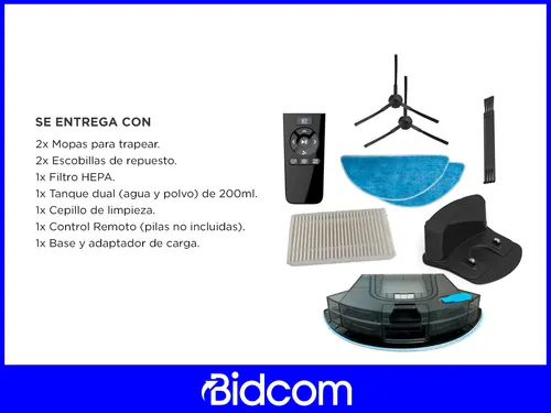 Aspiradora Robot Ava Pro Ii Smart-tek Sensor Trapeadora App