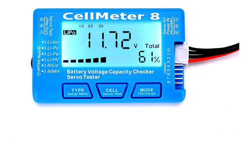 Medidor Monitor Bateria Cellmeter 8 Lipo/life Nicd/nimh 