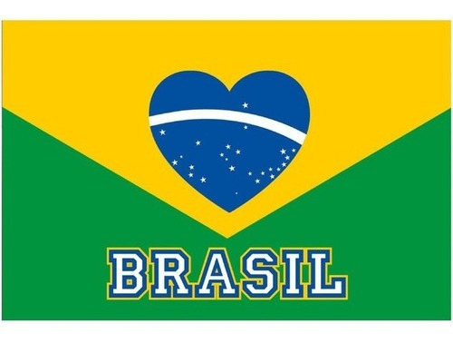 Bandera de la Copa Mundial de Bolsonaro de Brasil, 50 cm x 70 cm
