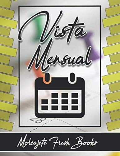 Libro: Vista Mensual 8.5x11: De Vista Mensual. (spanish Edit