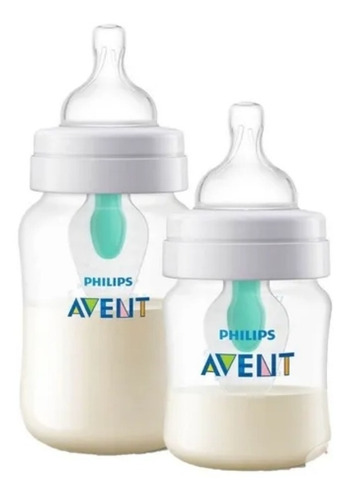 Tetero Biberon Avent Airfree Anticólico X2 9oz Y 4 Oz