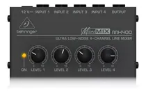 Comprar Micro Mixer Behringer Mx400 Mezclador De 4 Canales P