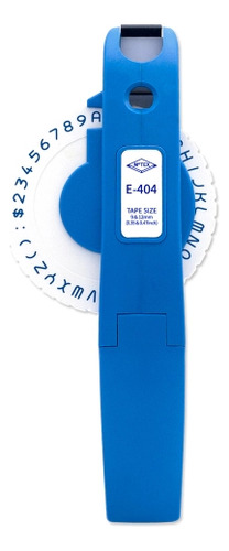 Rotuladora Etiquetadora Manual 1 Disco Motex E-404 Ibi Craft Color Azul
