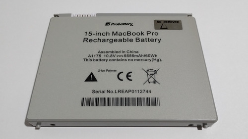 Cargapack P/ Apple Macbook Pro 15 A1175 P/n: Ma348g Ma348j