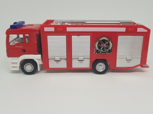 Imagen 4 de 9 de Camión De Colección De Bomberos Escala 1:64