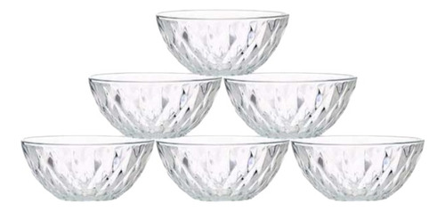 Set Ensaladera De Vidrio + 6 Bowls (7 Piezas)