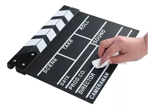 Claqueta Para Cine Director Profesional Película Grabación