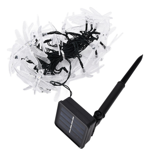 Guirnalda De Luces Solares Con Forma De Libélula, 30 Led, Al