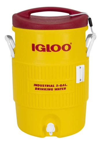 Termo De 5 Galones Amarillo Tapadera Roja Igloo