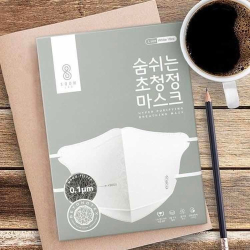 Cubrebocas Nano Mask Soomlab Coreano Reutilizable 2pz Leo