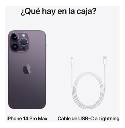 Apple iPhone 14 Pro Max (128 Gb) - Morado Oscuro Color Violeta - Bueno (Reacondicionado)