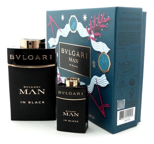 Set Bvlgari Man In Black Edp 100ml Género Hombre Volumen De La Unidad 100 Ml