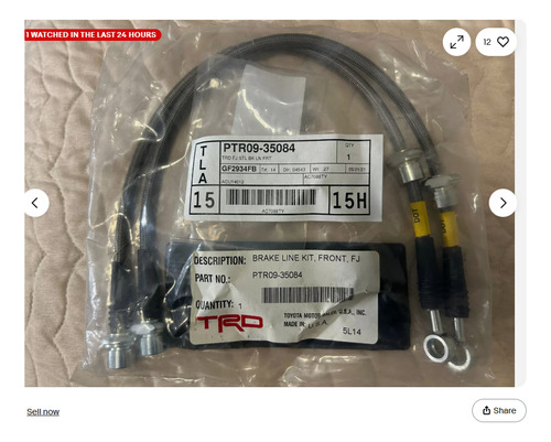 Kit Mangueras Frenos Trd Ptr09-35084 4runner/ Fj Cruisier
