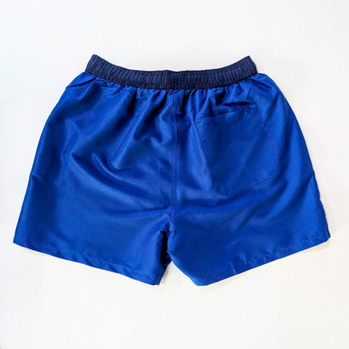 Traje De Baño Hombre Con Cordón Y Bolsillos Ideal Playa Azul Xl