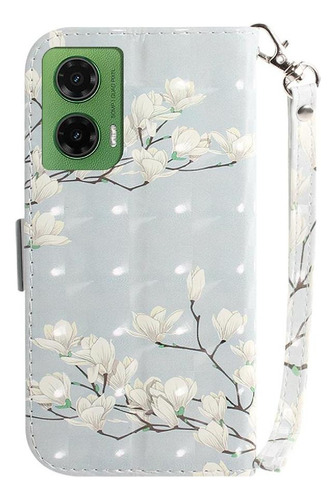 Funda Protectora Pintada 3d For Motorola Moto G35 Magnético