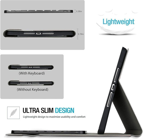Imagen 4 de 6 de Carcasa Soft Con Teclado Español Para iPad Air 10.9 5 Gen