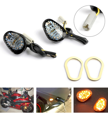 Para 2006-2008 Yamaha Yzf R6 Led Euro Giro Señal De Montaje