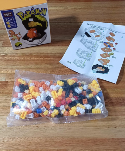 Micro Bloques Para Armar Pokemon En Pokebola Pikachu 612 Charmander