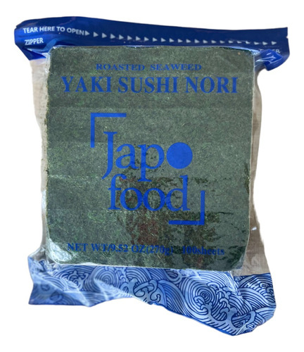 Alga Nori Sushi (pack De 100 Laminas)