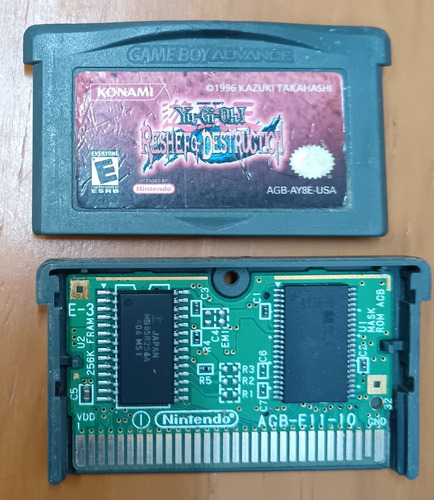 Yu-gi-oh! Reshef Of Destruction Original Solo Cartucho Gba (Usado)