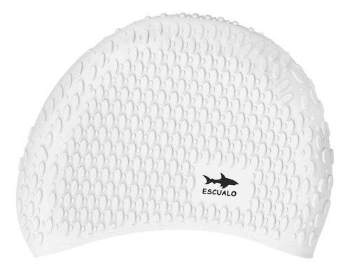 Gorra Natacion Adulto Modelo Bubble Blanca - Escualo Color Blanco Talla Unitalla Diseño De La Tela Silicon