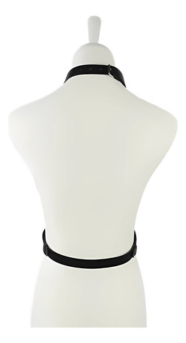 Arnés Choker 3 Aros, Arnés Eco Cuero, Arnés Cuero Lencería