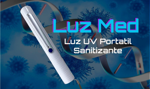 Luz Uv Portátil Sanitizante Elimina 99.9% Virus Luz Med