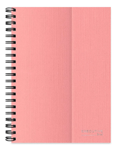 Caderno Executivo Brief Com Imã 160 Folhas 200x275mm Univers Cor Rosa
