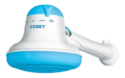 Regadera Electrica 6-1/2'' Azul Foset 40239 Potencia 5400 W