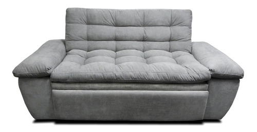 Sofacama Multifuncional Mirano Con Pillow Tela Gris