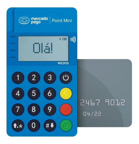 Imagem 3 de 4 de Máquina De Cartão Mercado Pago Point Mini Me30s Com Nfc