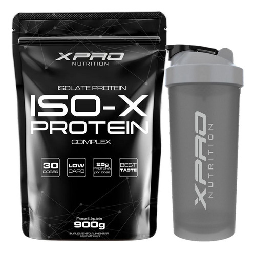 Kit Isolate Protein 900g + Coqueteleira 700ml - Promoção