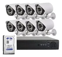 Comprar Sistema Vigilancia Dvr Cctv 8 Cámaras Fhd + Disco Duro 1tb