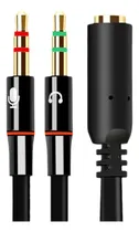 Comprar Divisor De Audio 2 En 1 Para Auriculares Y Micrófono De Comp