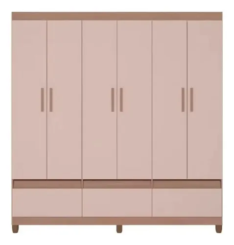 Guarda-roupa Bartira Ilhéus Com Cabideiro Avel?/cappuccino